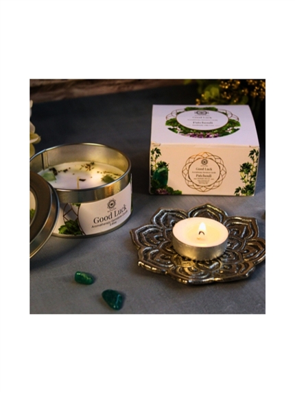 Bougie Litho Green Tree Chance - Patchouli - 70 grs