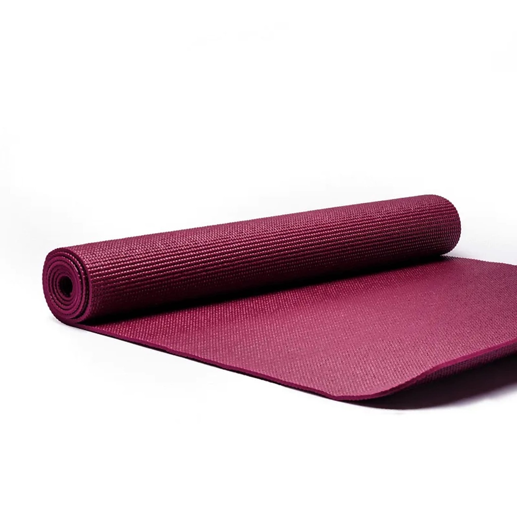 Tapis Yoga PVC Yogi & Yogini Aubergine | 1200g; 61x183x0.5cm
