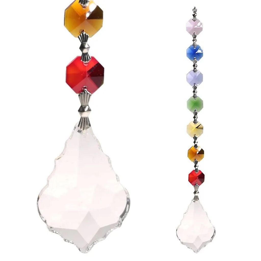 Cristal de fenêtre 7 Chakra Feng-Shui - Harmonie | 20 cm