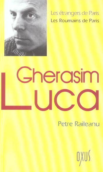[9782848980096] Gherasim Luca