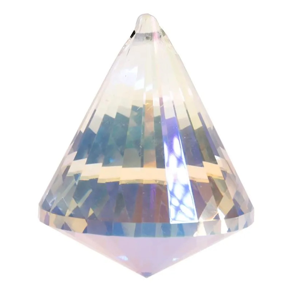 Cristal arc en ciel Cone qualité AAA  | 4.2x5.3cm