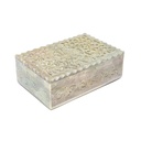 Boîte tarot ou à bijoux Lotus stéatite -- 15x10 cm