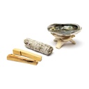 Set smudge Sauge Blanche & Palo Santo -- 19,5×12,5×4 cm