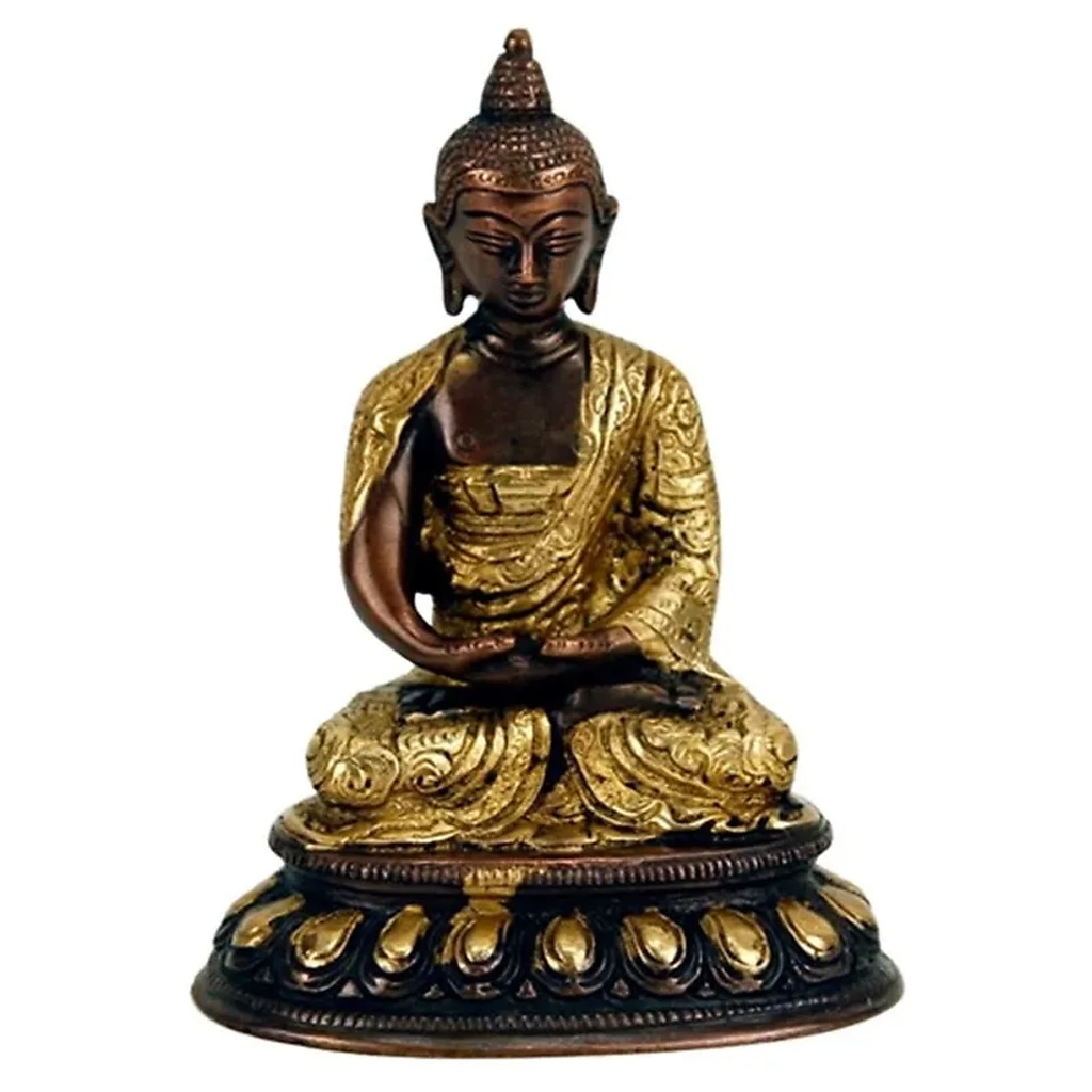 Bouddha Amithaba statue bicolore | 1150 g; 15 cm