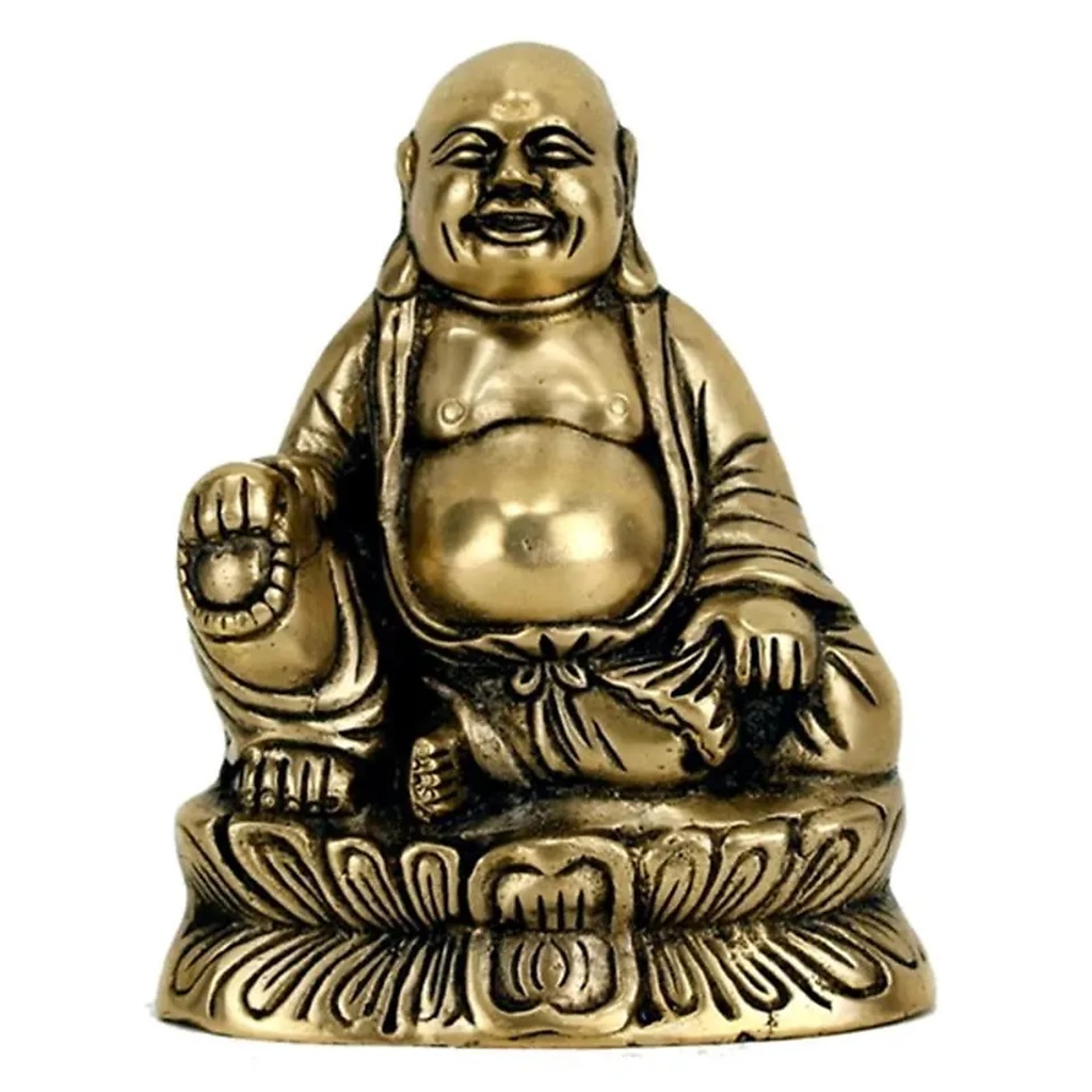 Bouddha Maitreya souriant statue | 860 g; 13 cm