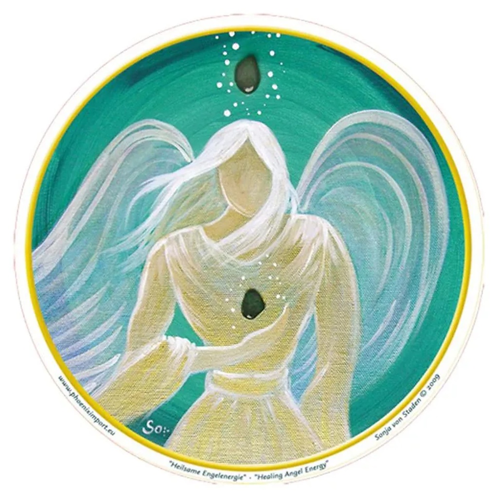 Adhésif verre Ange de Guérison - Energie | 11.7cm