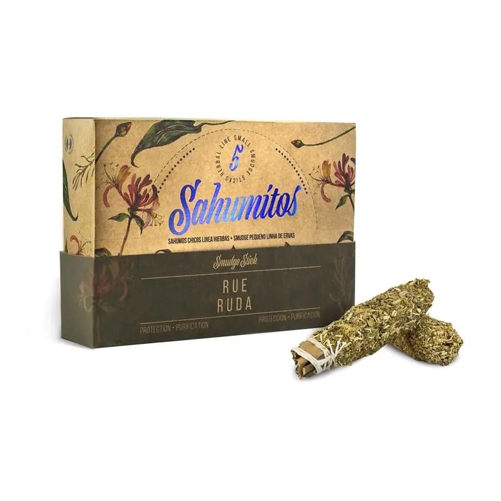 Sagrada Madre Sahumitos smudge Rue par 5 en boîte présentoir -- 18x4x12cm