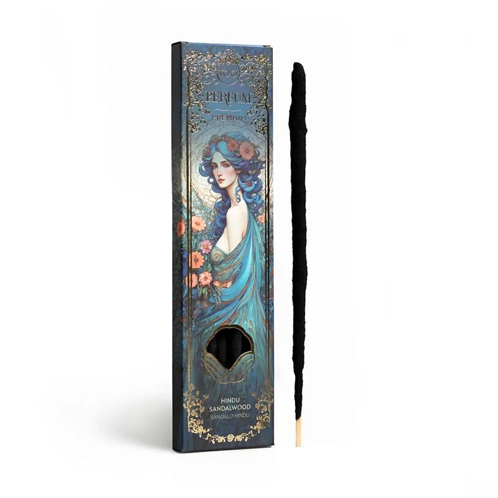 Sagrada Madre encens parfum premium santal hindou -- ±24g