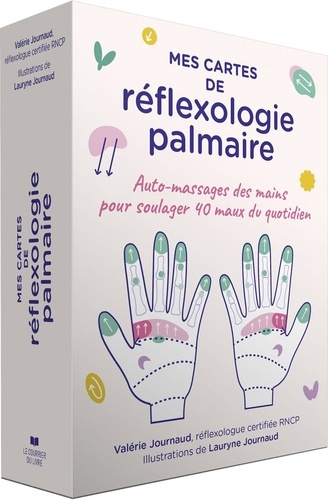 [9782702931110] Mes cartes de réflexologie palmaire - Auto-massages des mains pour soulager 40 maux du quotidien