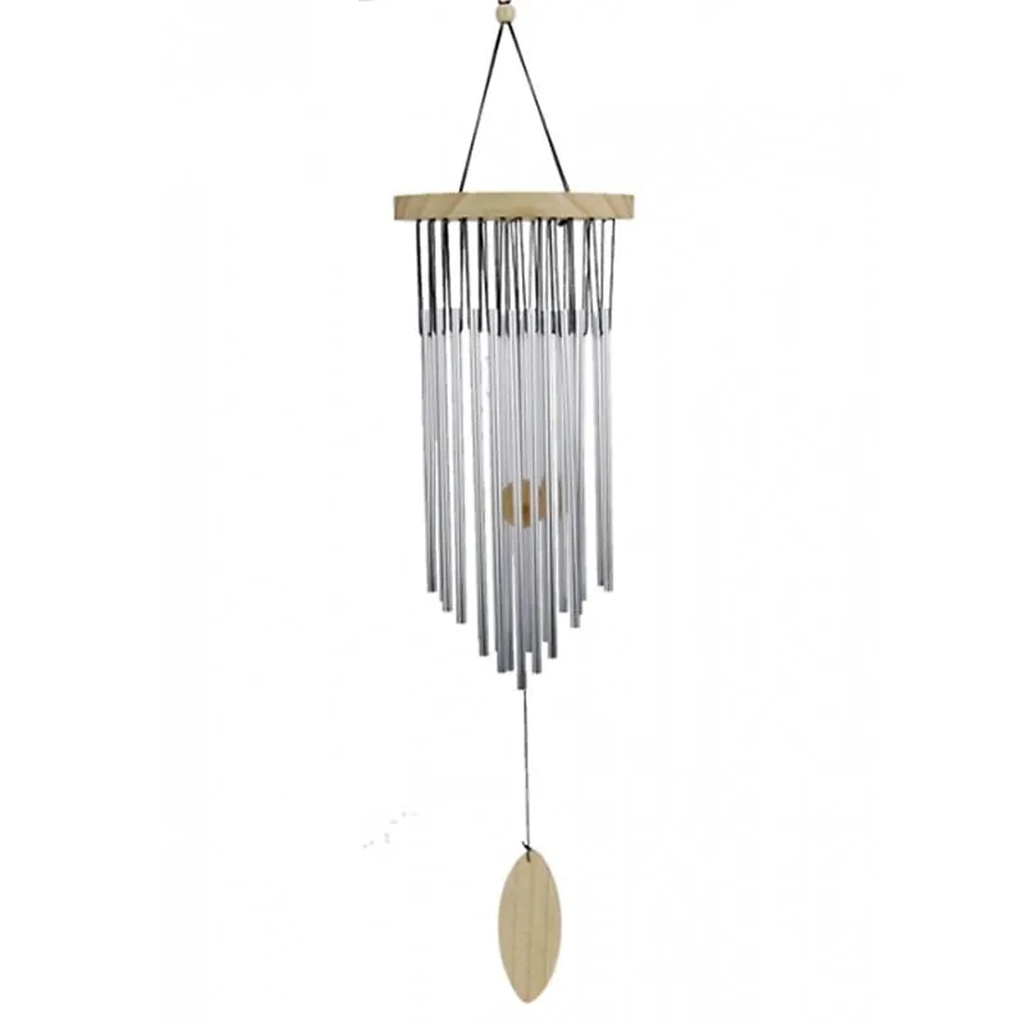 Carillon à vent 22 tubes et bois | 25 cm