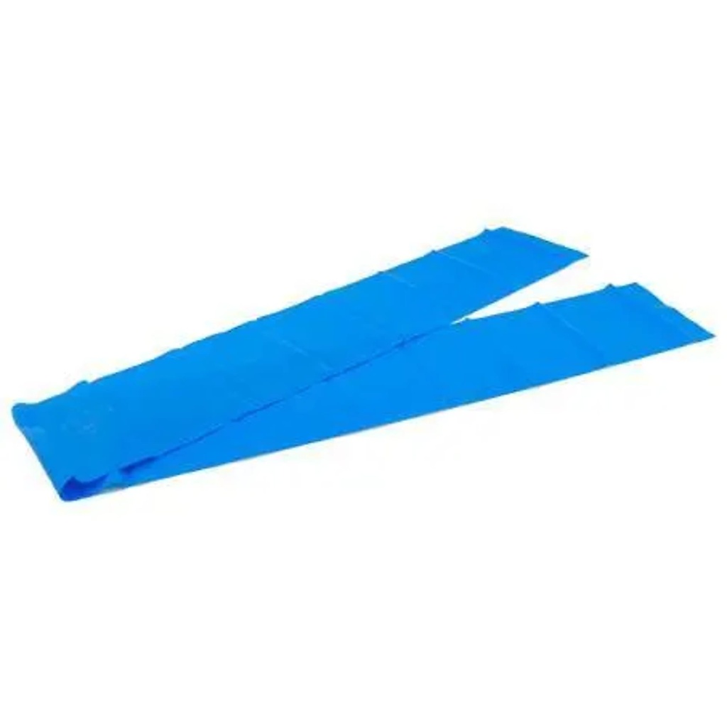 Yoga bande de stretching bleue | 150x15x0.035 cm