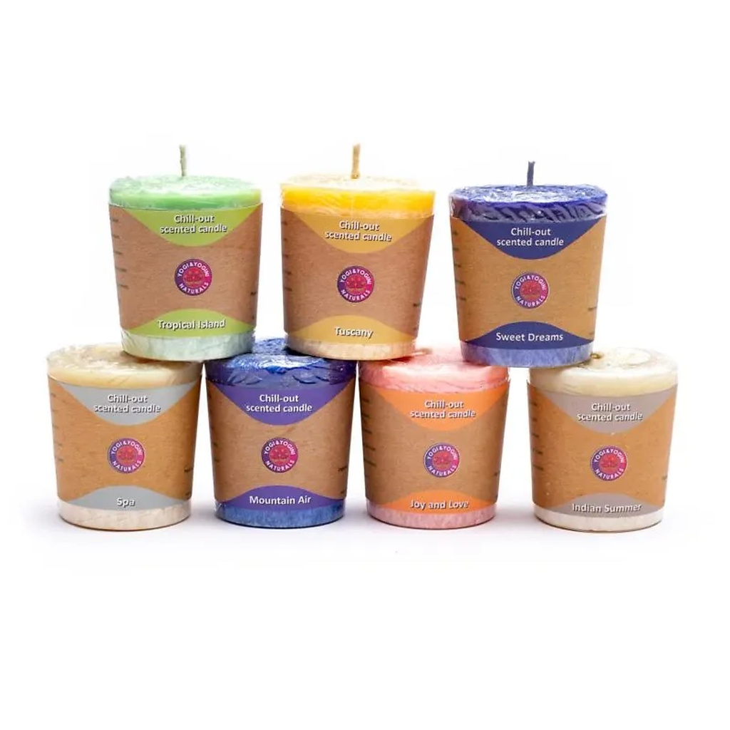 Bougie Chill Out parfumée 718-724 | 4.5x4 cm