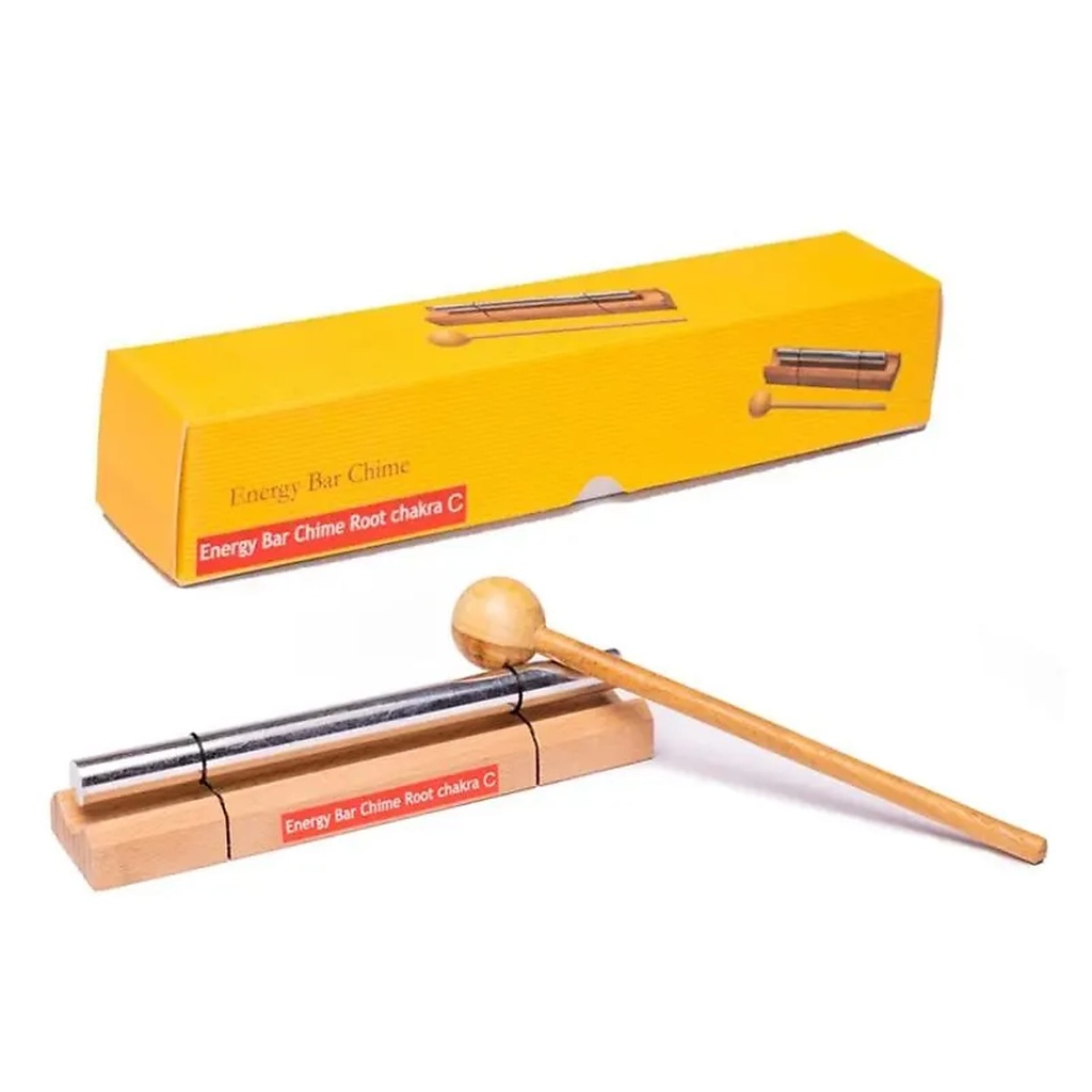 [8719075395202] Barre musicale carillon thérapeutique 1er Chakra note DO |15.7 cm