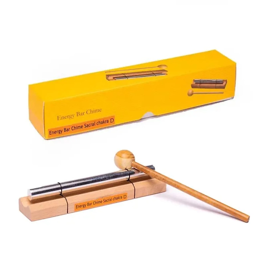 Barre musicale carillon thérapeutique 2° Chakra note RE |14.8 cm