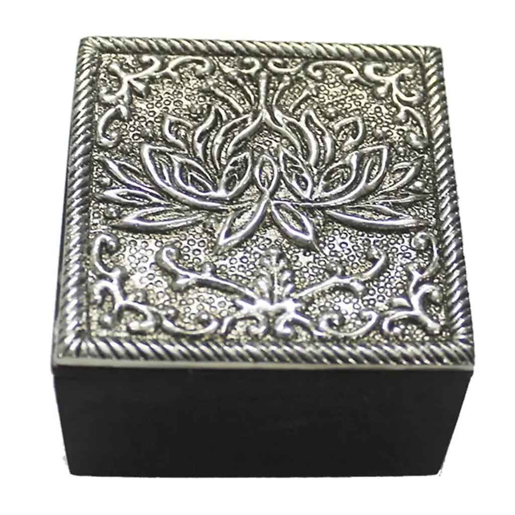 [8719075395318] Boite à bijoux Lotus | 6x6x4 cm