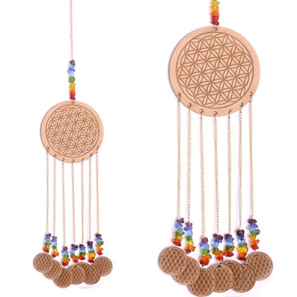 Décoration Feng Shui Fleur de la Vie | 40x8 cm