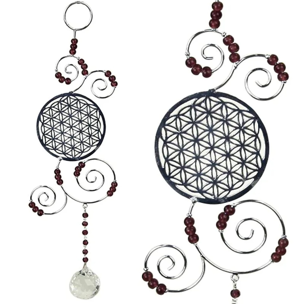 Pendentif Fleur de Vie Feng Shui | 20 cm