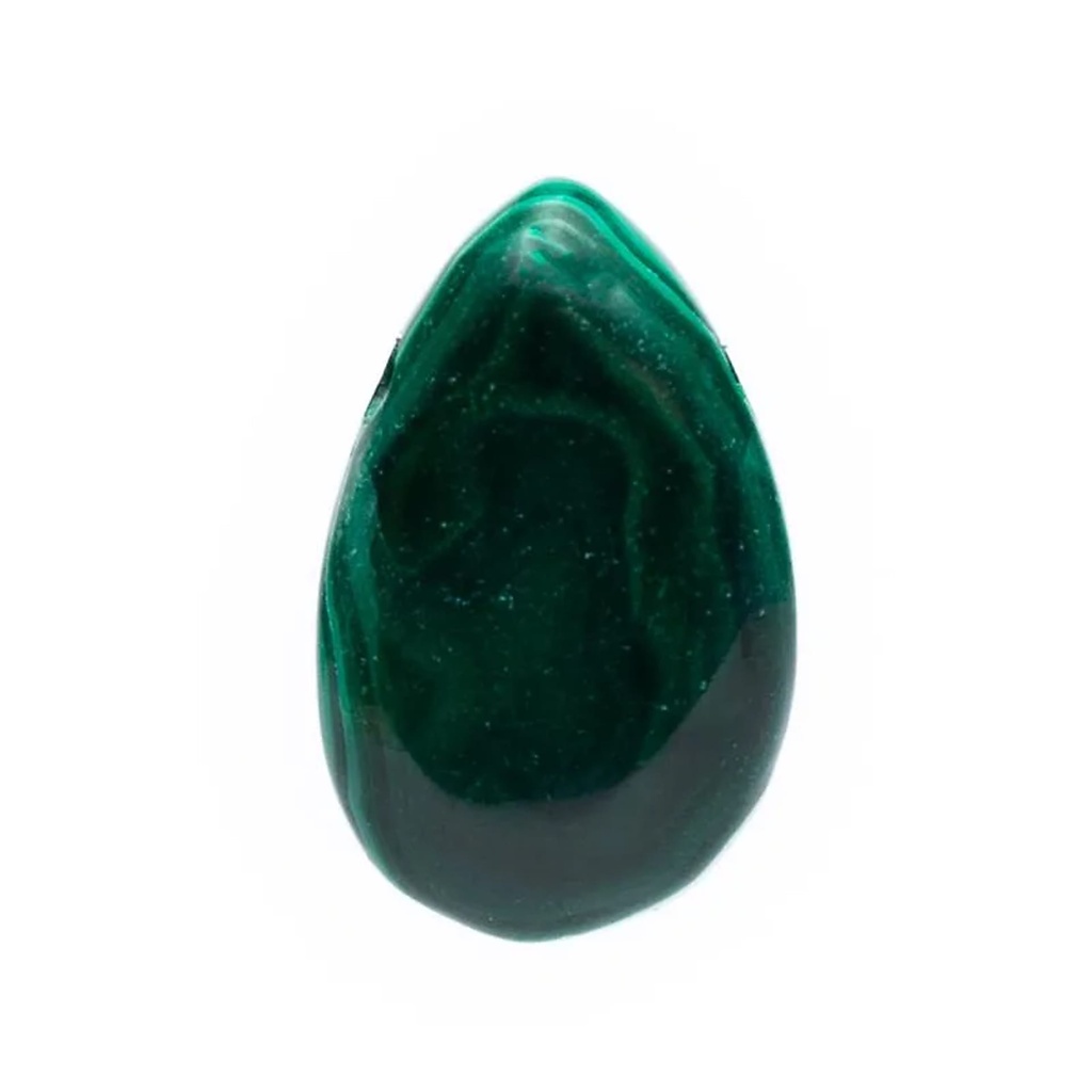 Pendentif Malachite foré sans fil | 2.5-3.5 cm