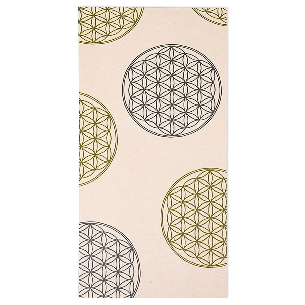 Carnet de notes Fleur de Vie | 19.5x9.5cm