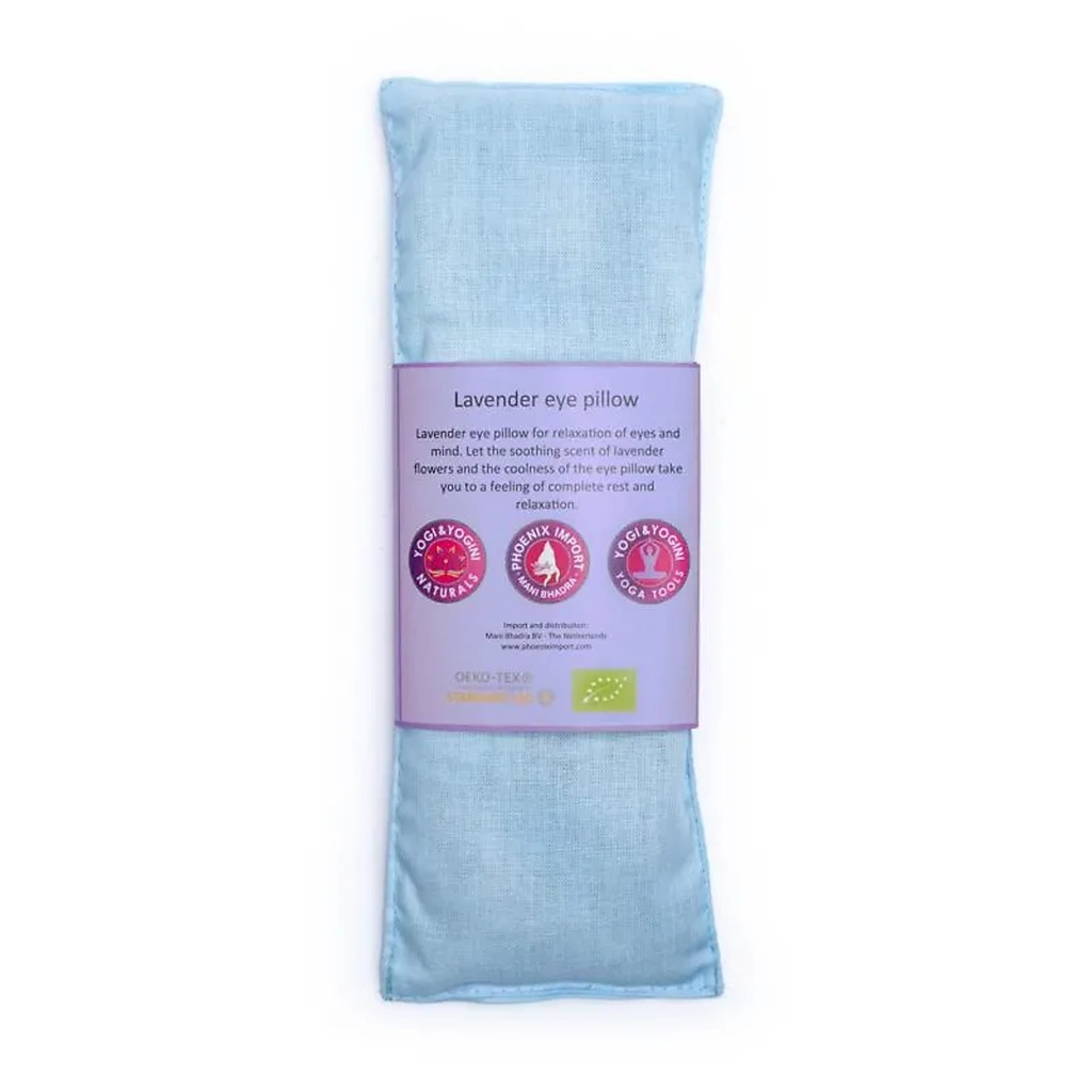 Coussin pour les yeux Lavande Bio bleu clair | 140 g; 22x8