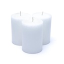 Bougies de stéarine 3 x PURENESS | 8x5.5 cm