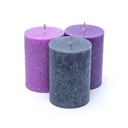 Bougies de stéarine 3 x MINDFULNESS | 8x5.5 cm