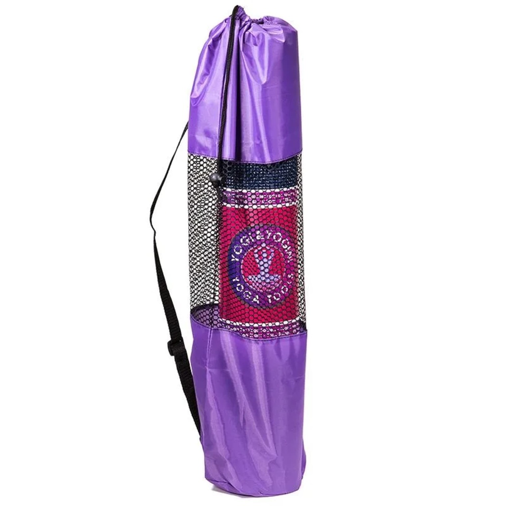 Sac de yoga violet imperméable -- 66x23 cm