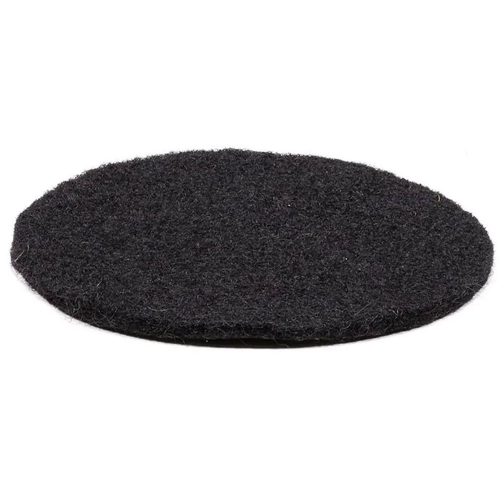 Support plat feutre pour Bol Tibétain - noir | 10x0.3 cm