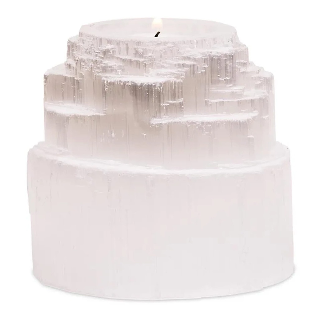 Eclairage  Cascade Divine Selenite | 600 g; 8x8 cm