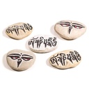 Pierres Mani fabriquées à la main | ±5.5-7cm