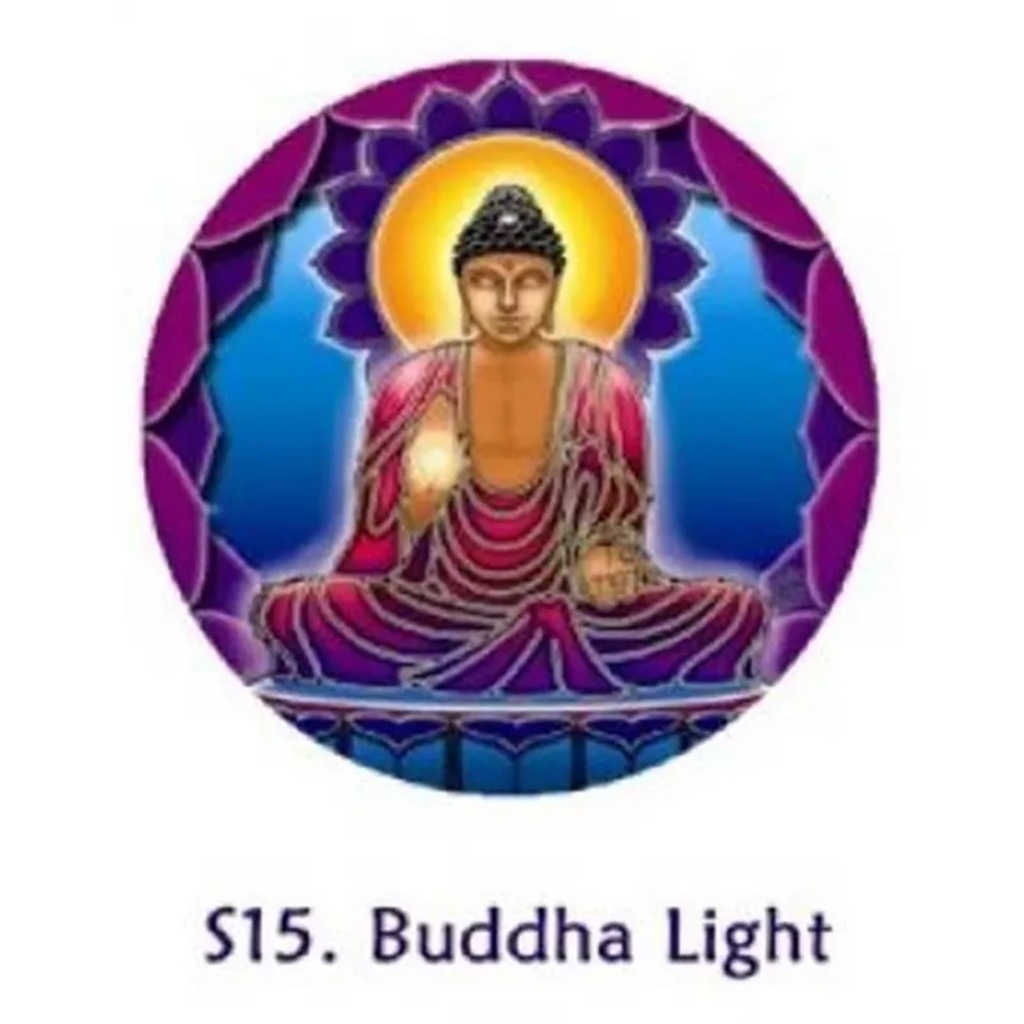 Adhésif verre/fenêtre Bouddha light -- 10.5 cm