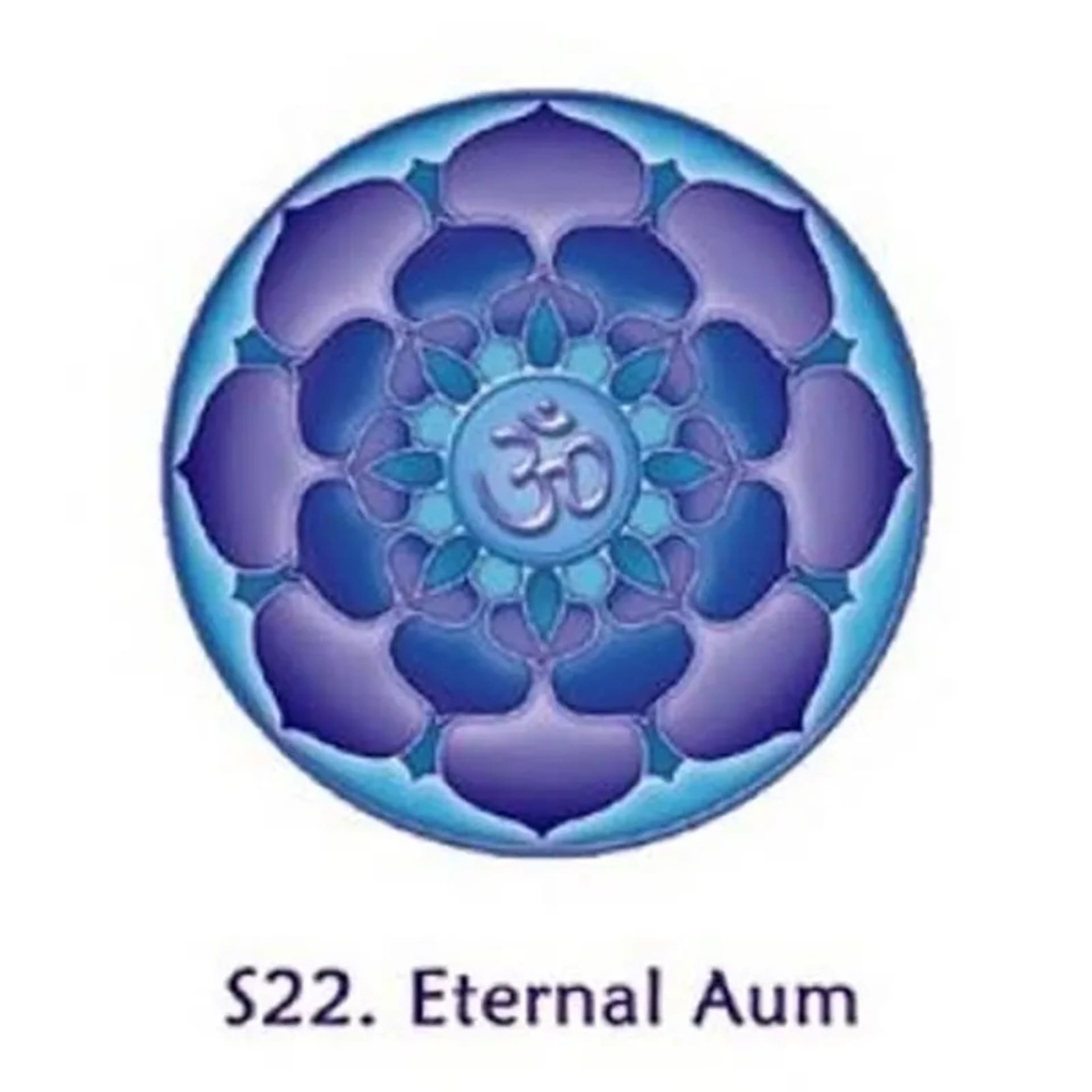 Adhésif verre/fenêtre OM éternel -- 10.5 cm