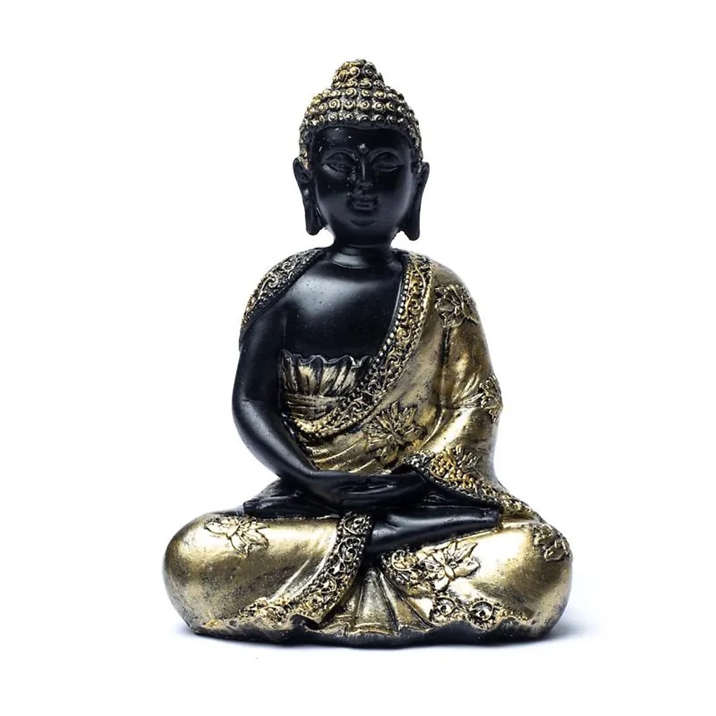 Bouddha en méditation style ancien | 272 g; 10.5x7x15 cm