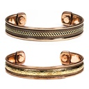 Bracelet cuivre magnétique -  2 pièces | ±7.5 cm