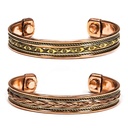 Bracelet cuivre magnétique -  2 pièces | ±7cm