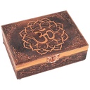 Boite de Tarots Om couleur cuivre | 18x13x6 cm