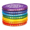 Coussins pour bols chantants SET 7 chakra grand | 14.5 cm