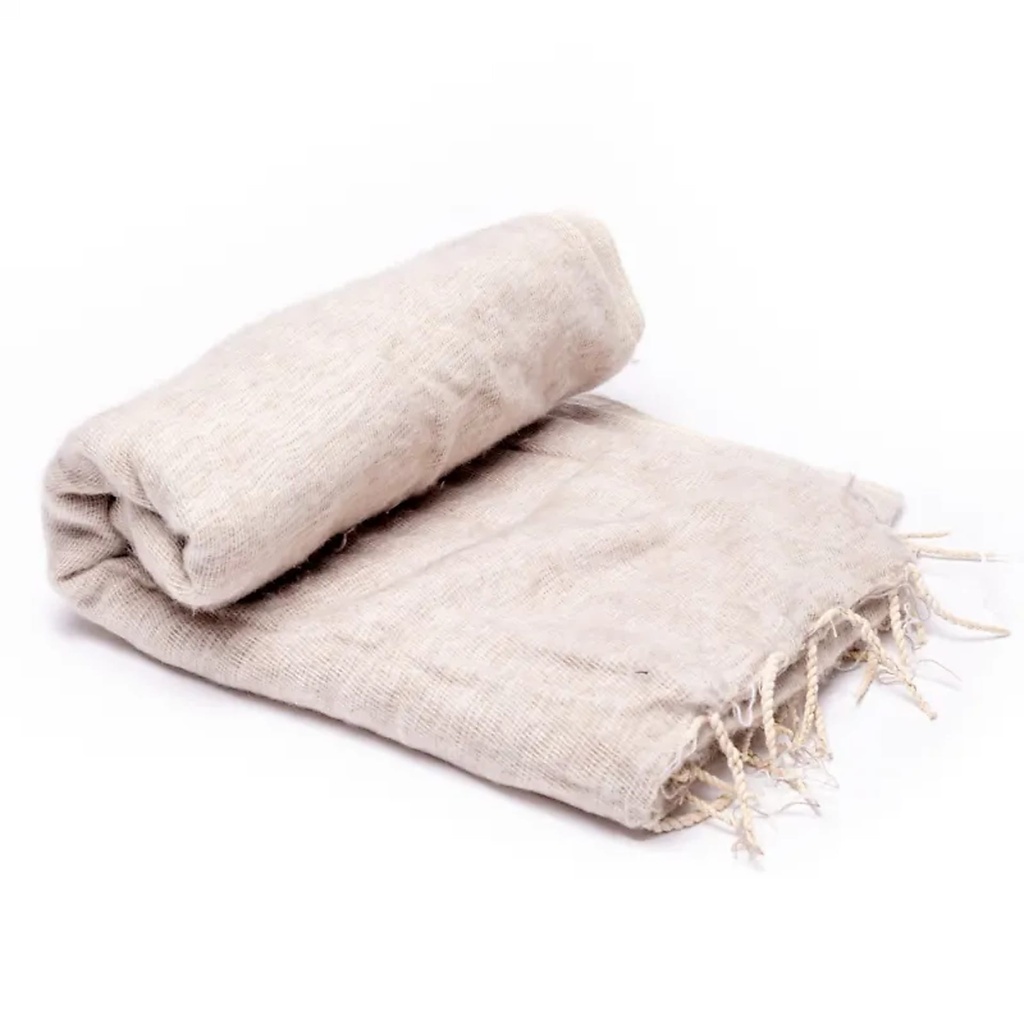 Couverture Méditation XL beige | 115x245 cm