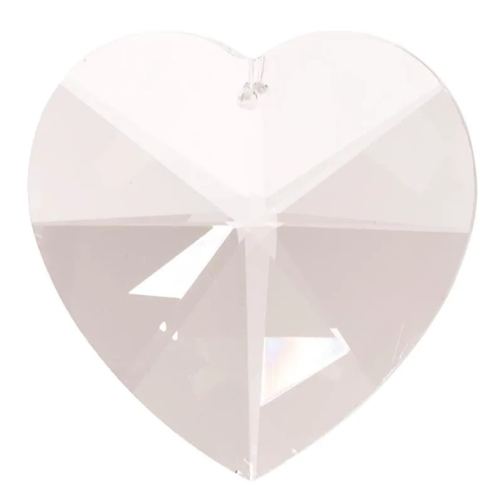 Cristal capteur de lumière en forme de coeur | 5 cm