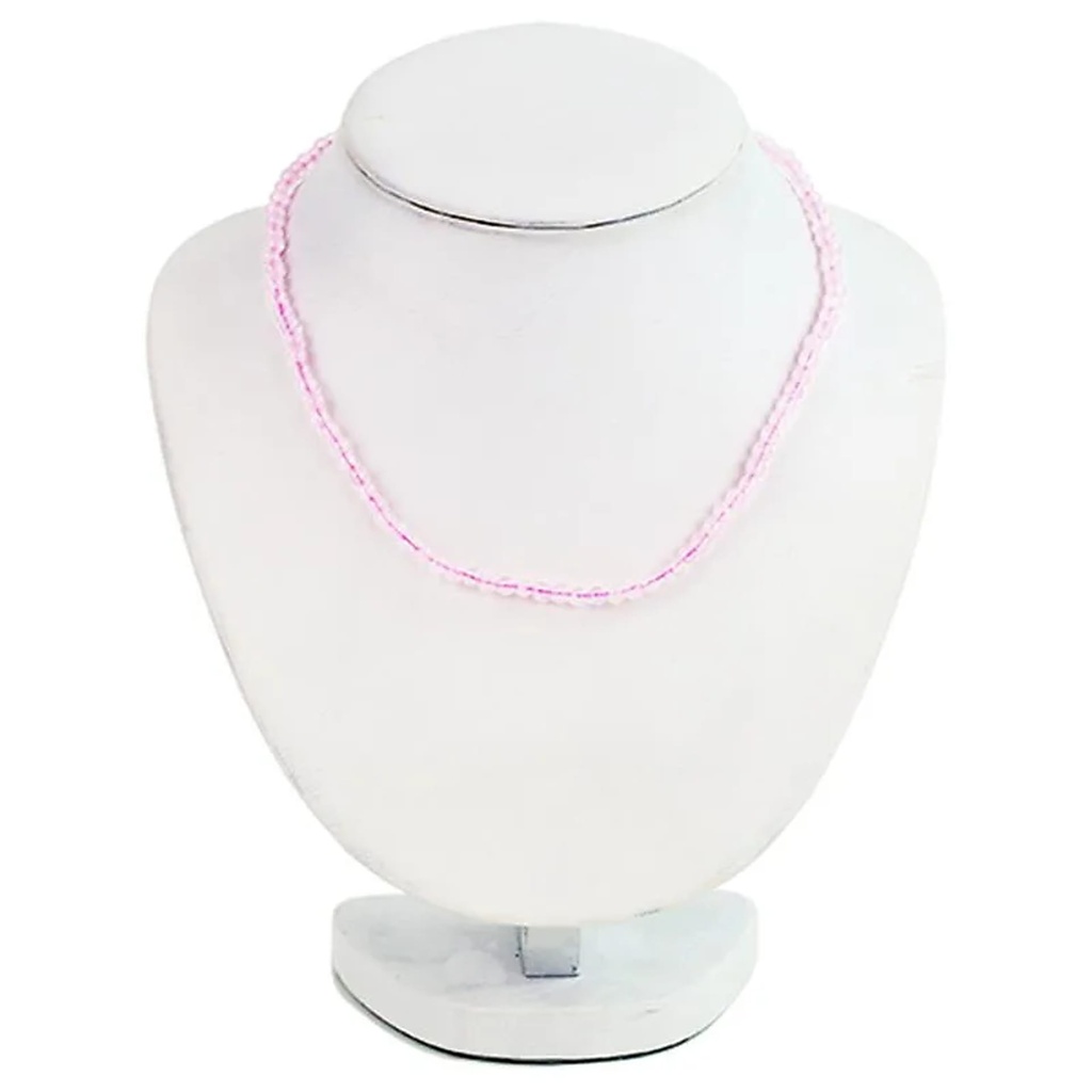 Collier en Quartz Rose | 45 cm