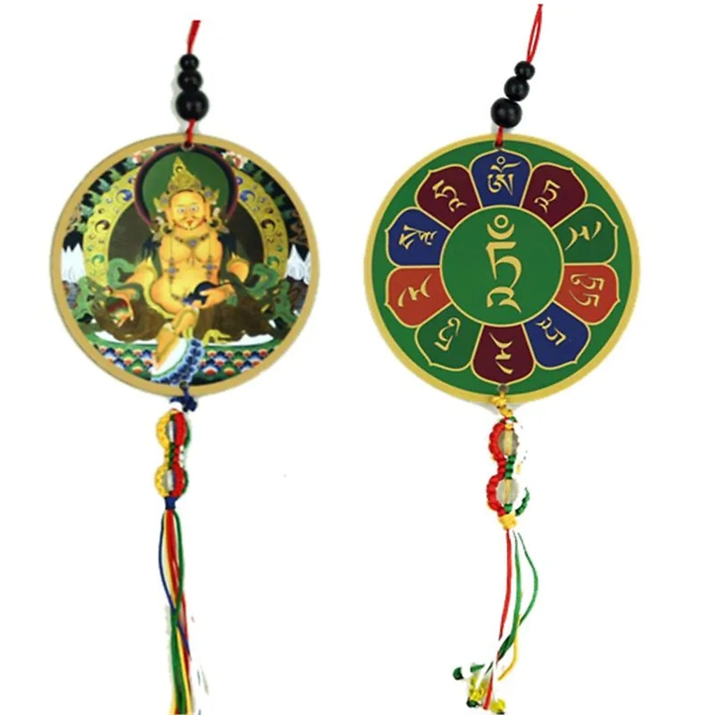 Pendentif voiture ou fenêtre Zhambala & dorje | 8x36 cm
