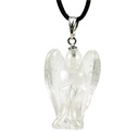 Pendentif Ange en Cristal de Roche | 3 cm