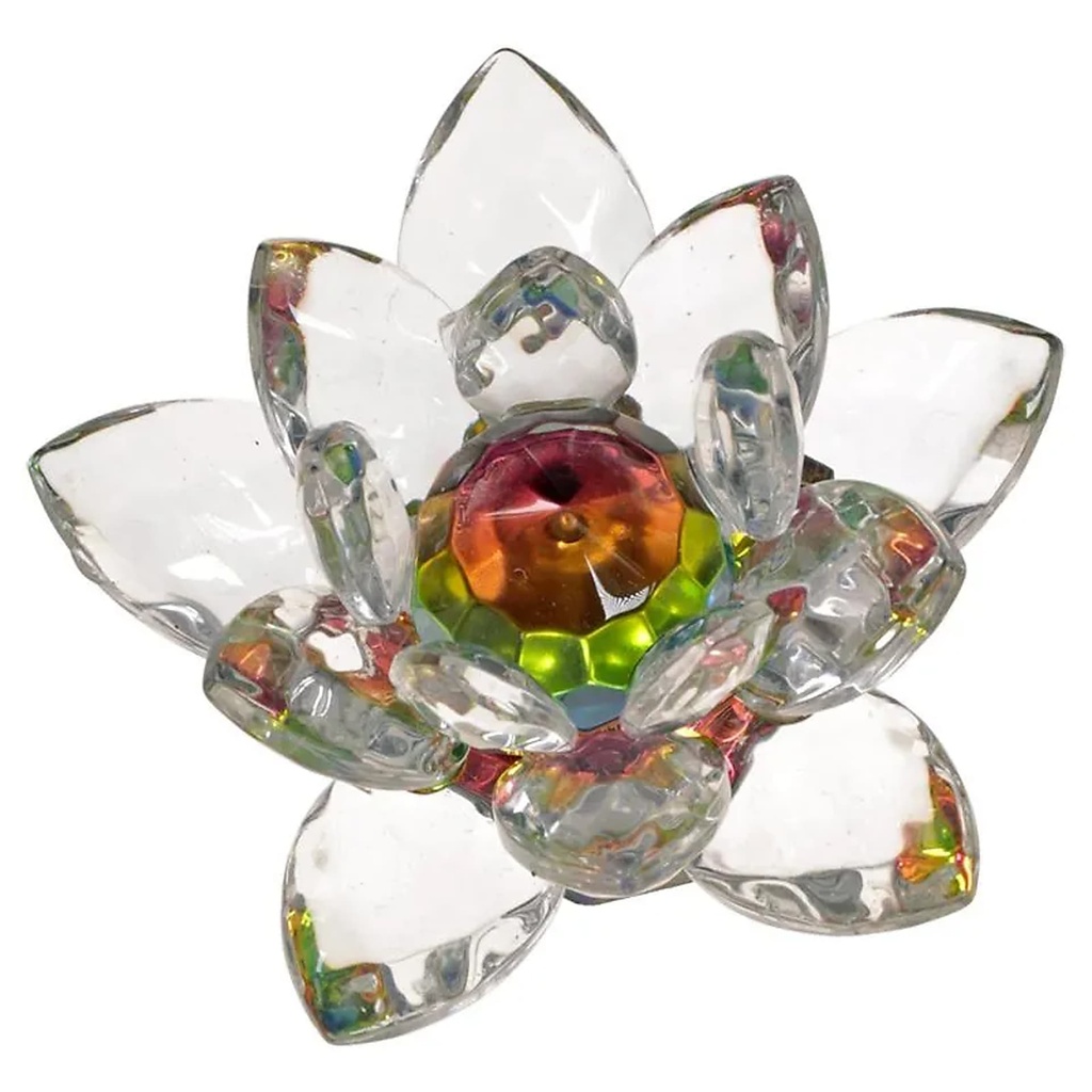 Cristal Fleur de Lotus - grande | 10 cm
