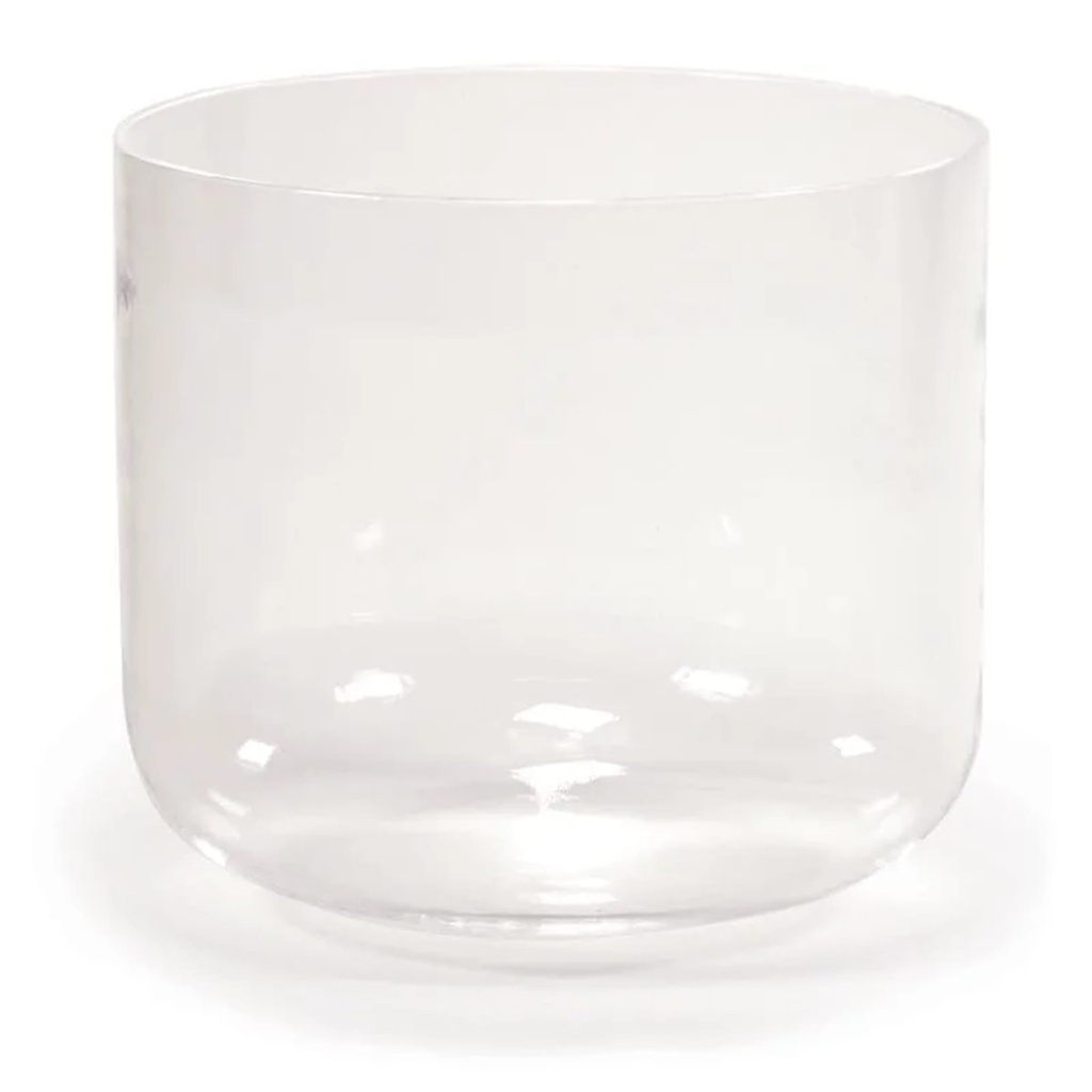 Bol chantant de cristal trasparent note DO# | 17 cm