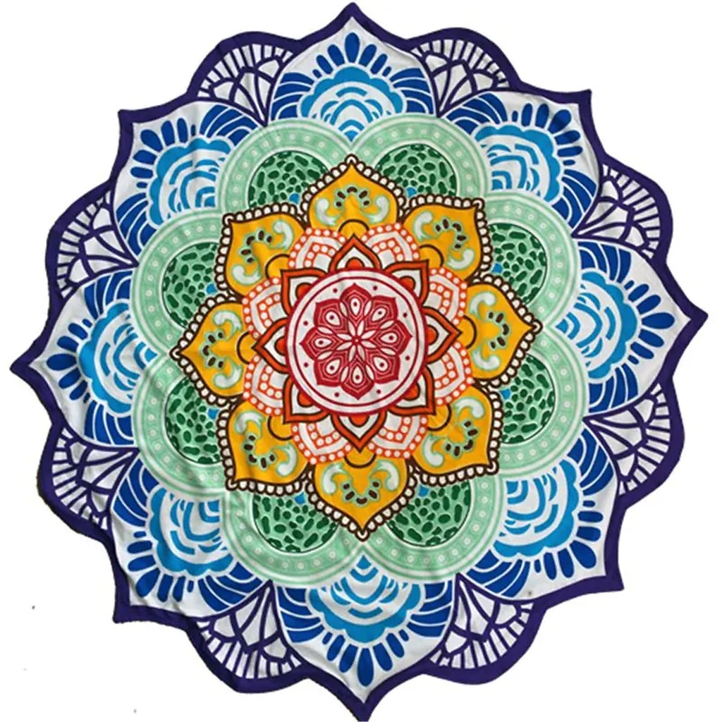 Serviette de plage 7 chakra | 450-550 g; 150 cm