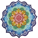 Serviette de plage 7 chakra | 450-550 g; 150 cm