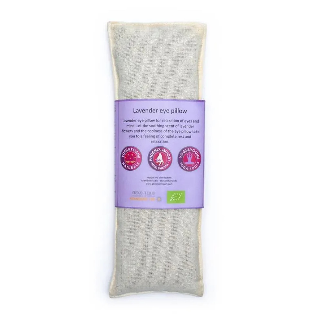 Coussin pour les yeux Lavande Bio naturel | 140 g; 22x8 cm
