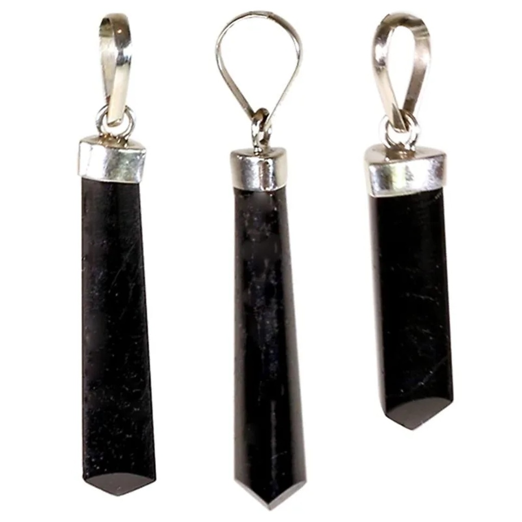 Pendentif Tourmaline argent 925 | 2.5-3.5 cm