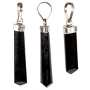 Pendentif Tourmaline argent 925 | 2.5-3.5 cm