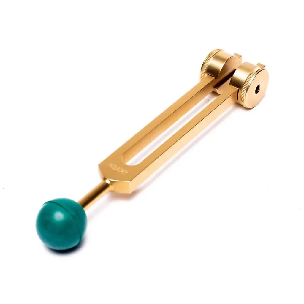 Diapason 4ème Chakra couleur or | 10cm